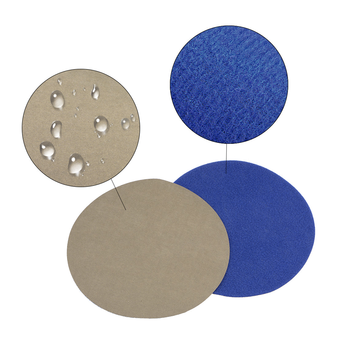 Harfington 3" Hook and Loop Sanding Disc 5000/7000/10000 Grit Silicon Carbide Wet/Dry 30Pcs