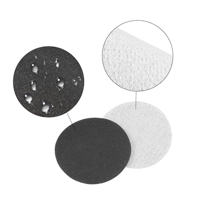 Harfington 3" Hook and Loop Sanding Disc 320/400/600 Grit Silicon Carbide Wet/Dry 30Pcs
