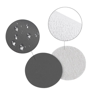 Harfington 3" Hook and Loop Sanding Disc 1200/1500/2000 Grit Silicon Carbide Wet/Dry 15Pcs