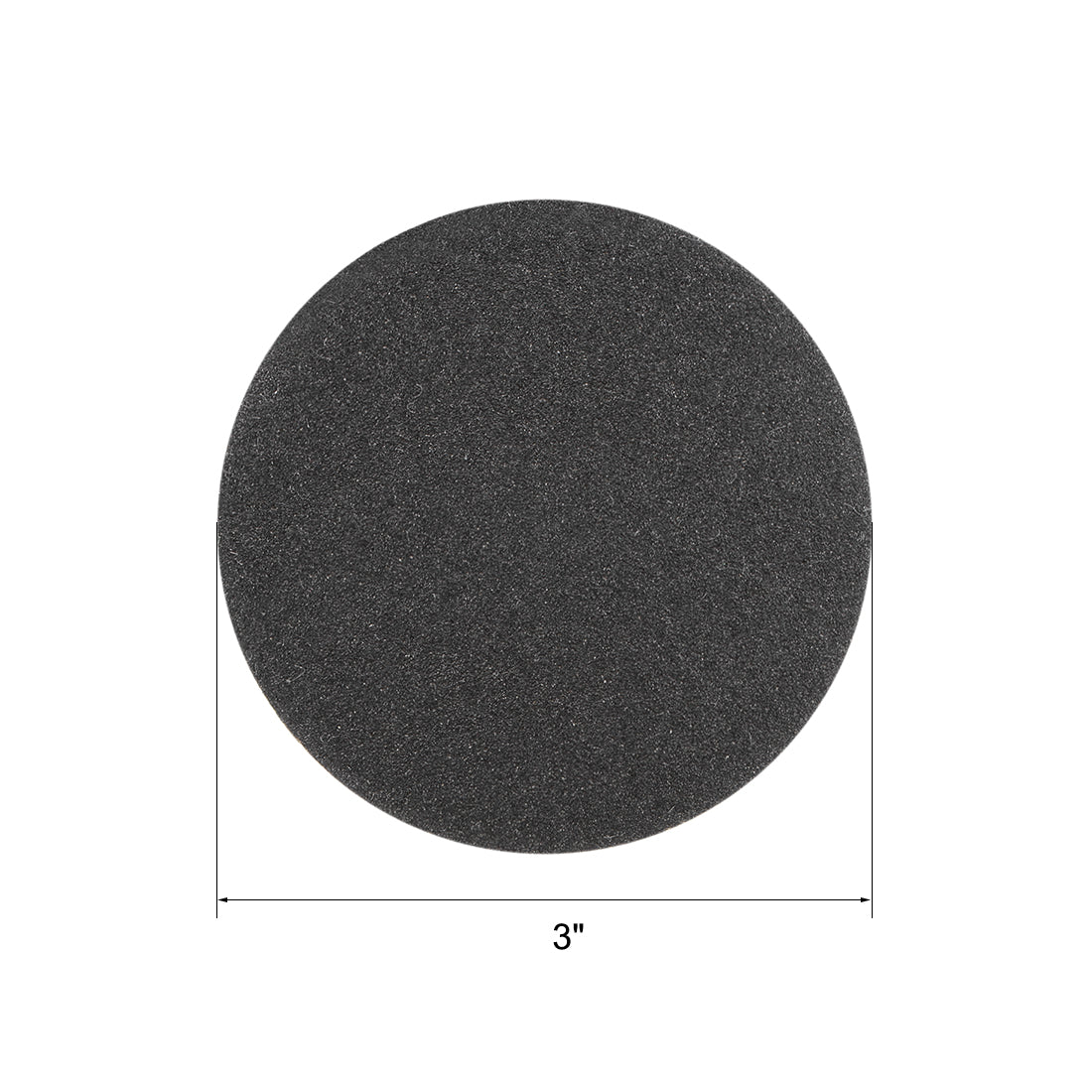 Harfington 3" Hook and Loop Sanding Disc 180/240/320 Grit Silicon Carbide Wet/Dry 15Pcs