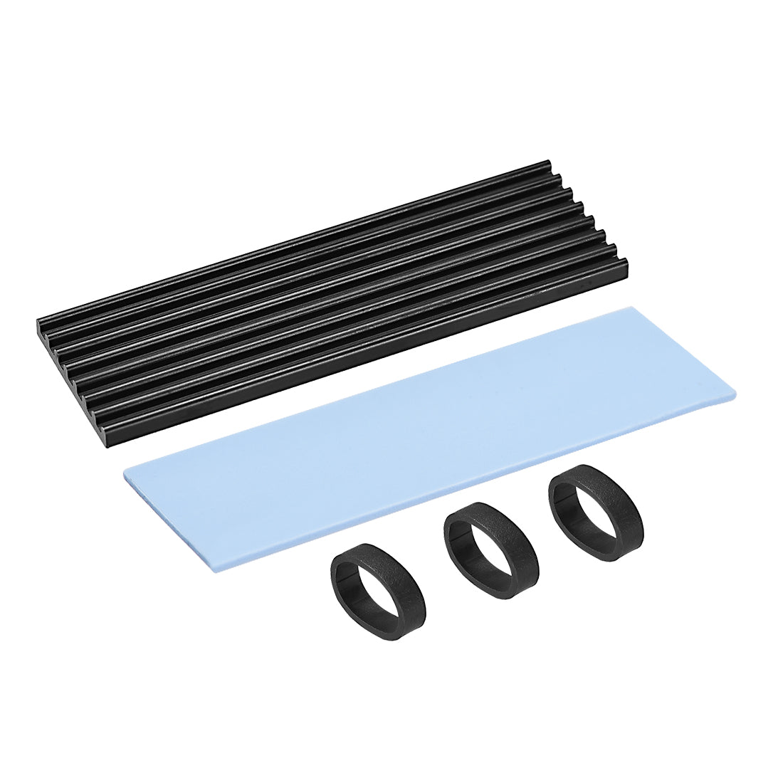 Harfington SSD Aluminum Heatsink Kit with Silicone Thermal Pads