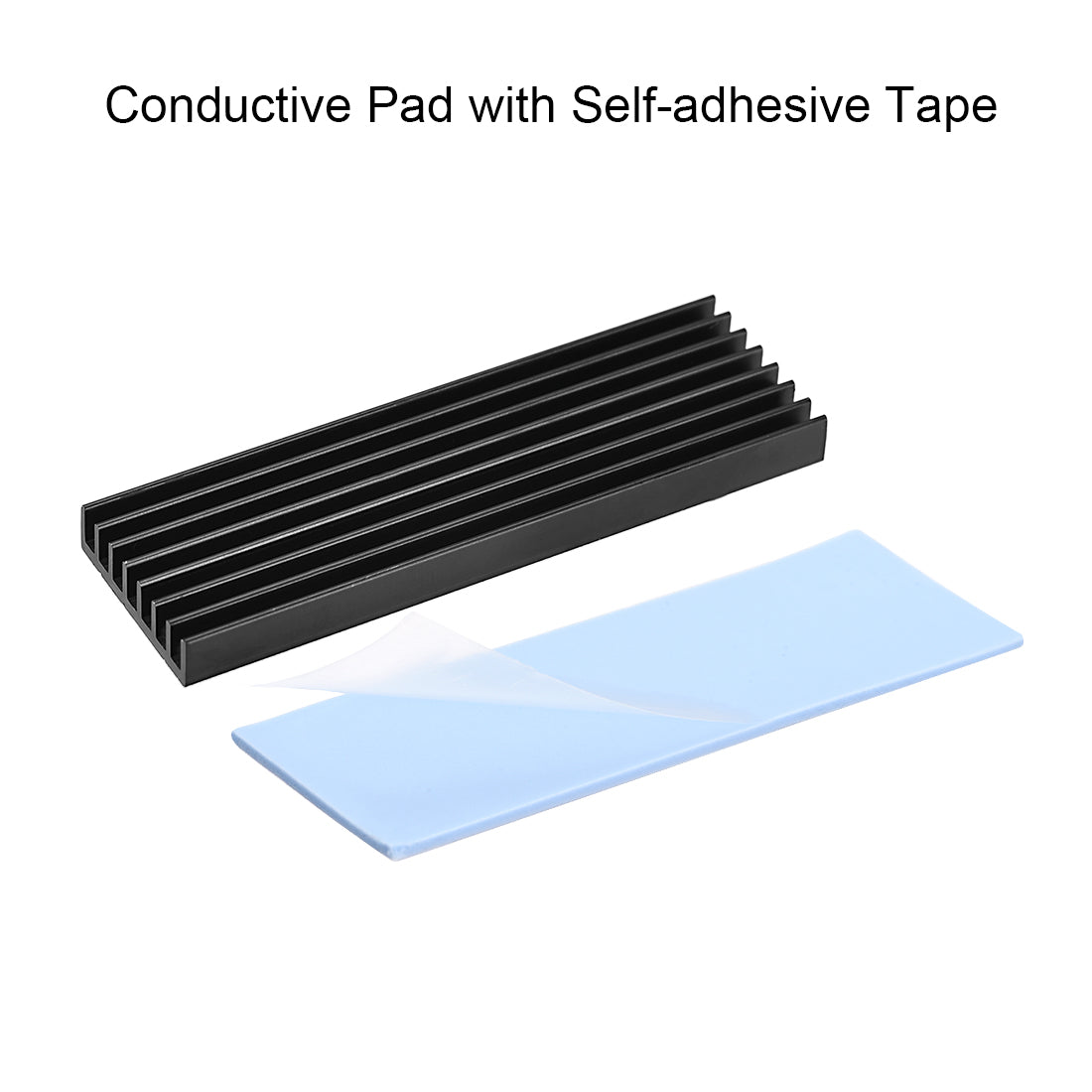 Harfington SSD Aluminum Heatsink Kit with Silicone Thermal Pads