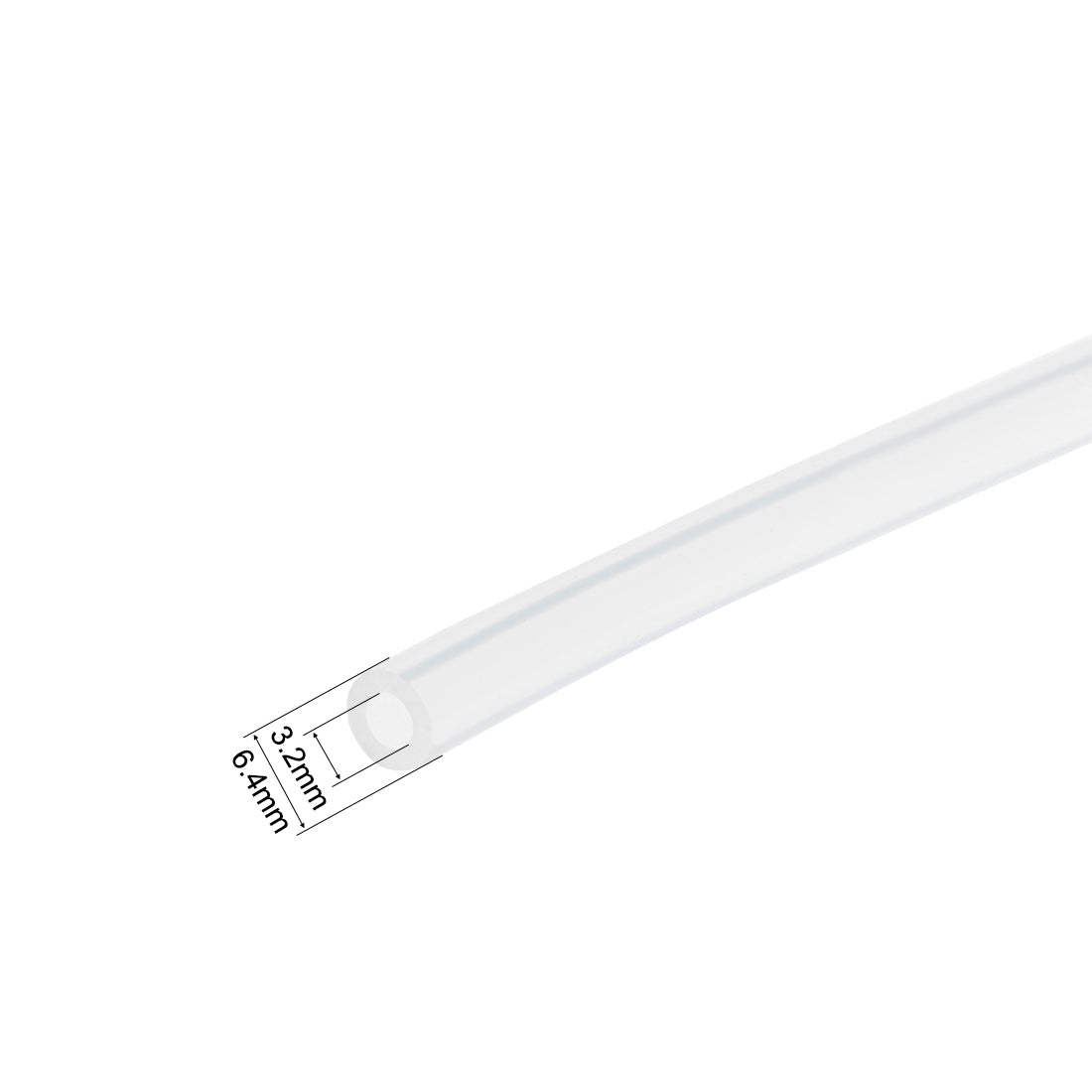 Harfington Silicone Tube, Silicone Rubber Tubes Air Hoses Water Pipes for Pump Transfer