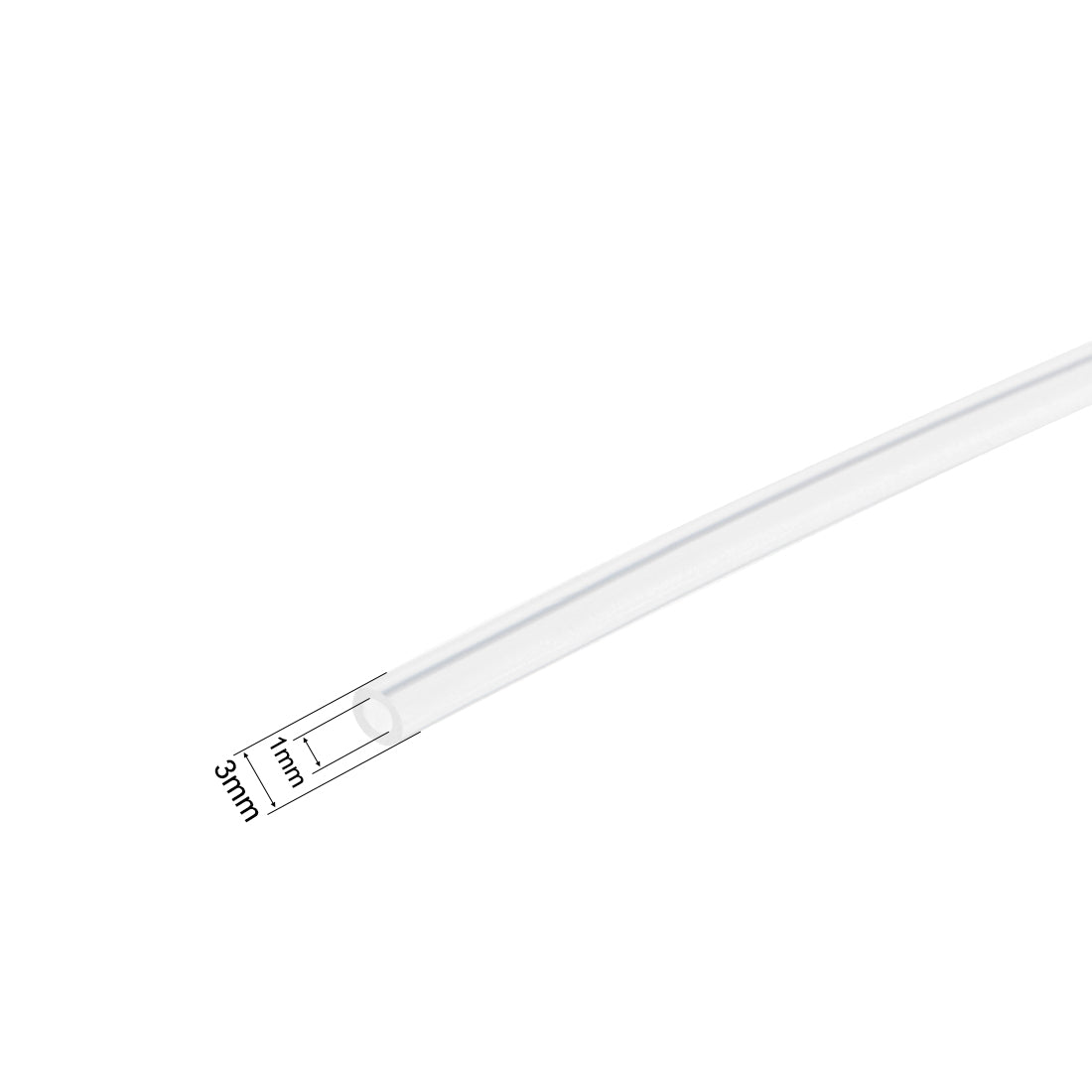 Harfington Silicone Tube, Silicone Rubber Tubes Air Hoses Water Pipes for Pump Transfer