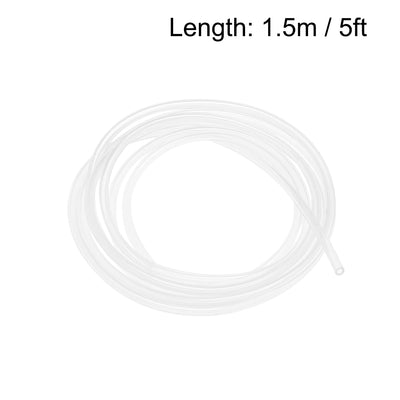 Harfington Silicone Tube, Silicone Rubber Tubes Air Hoses Water Pipes for Pump Transfer
