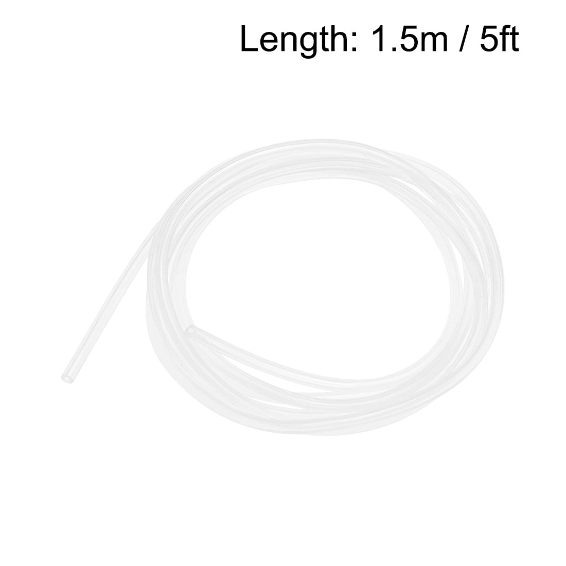 Harfington Silicone Tube, Silicone Rubber Tubes Air Hoses Water Pipes for Pump Transfer