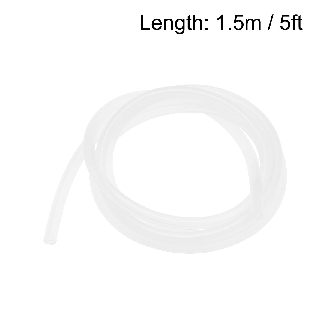 Harfington Silicone Tube, Silicone Rubber Tubes Air Hoses Water Pipes for Pump Transfer