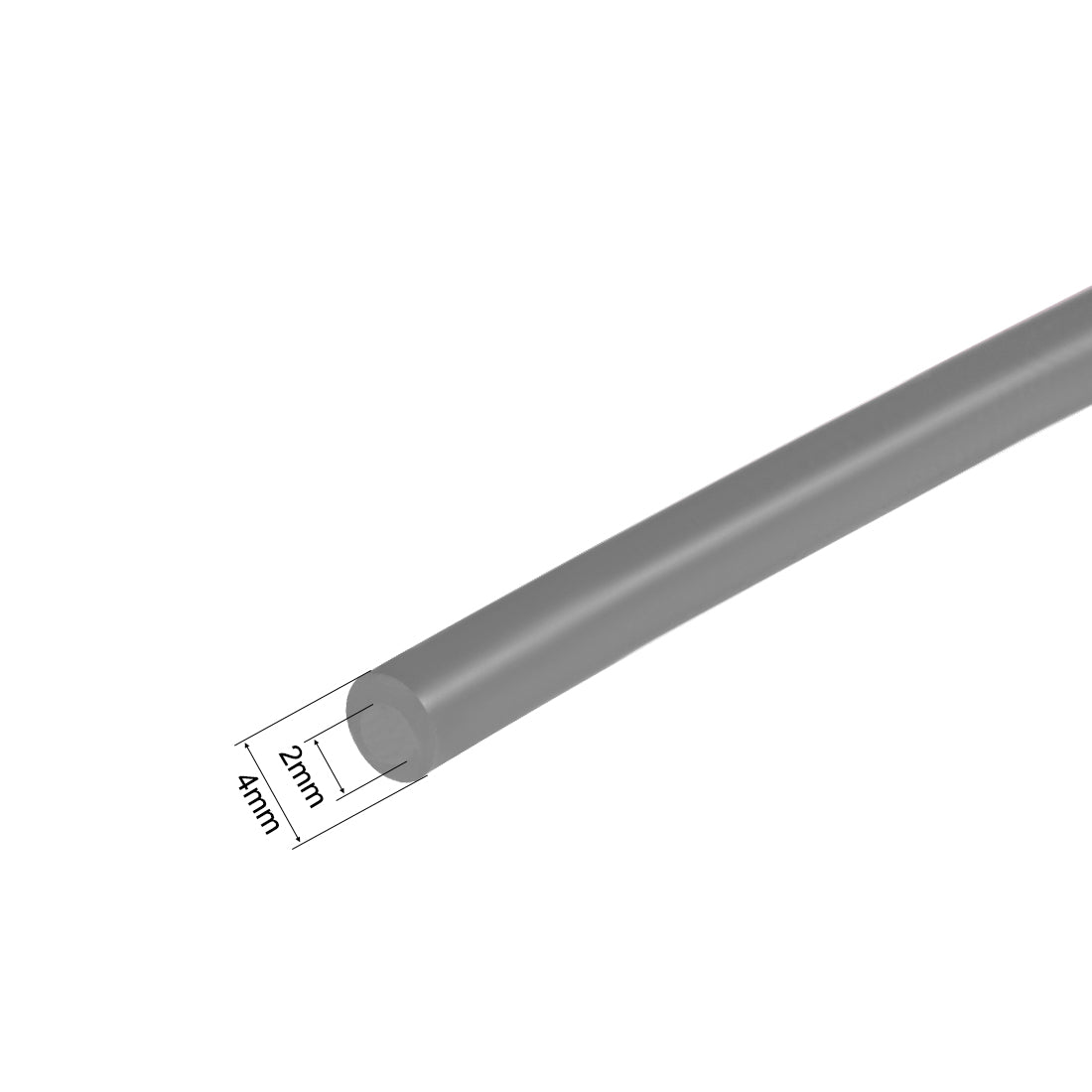 Harfington Silicone Tube, Silicone Rubber Tube Air Hose Water Pipe for Pump Transfer