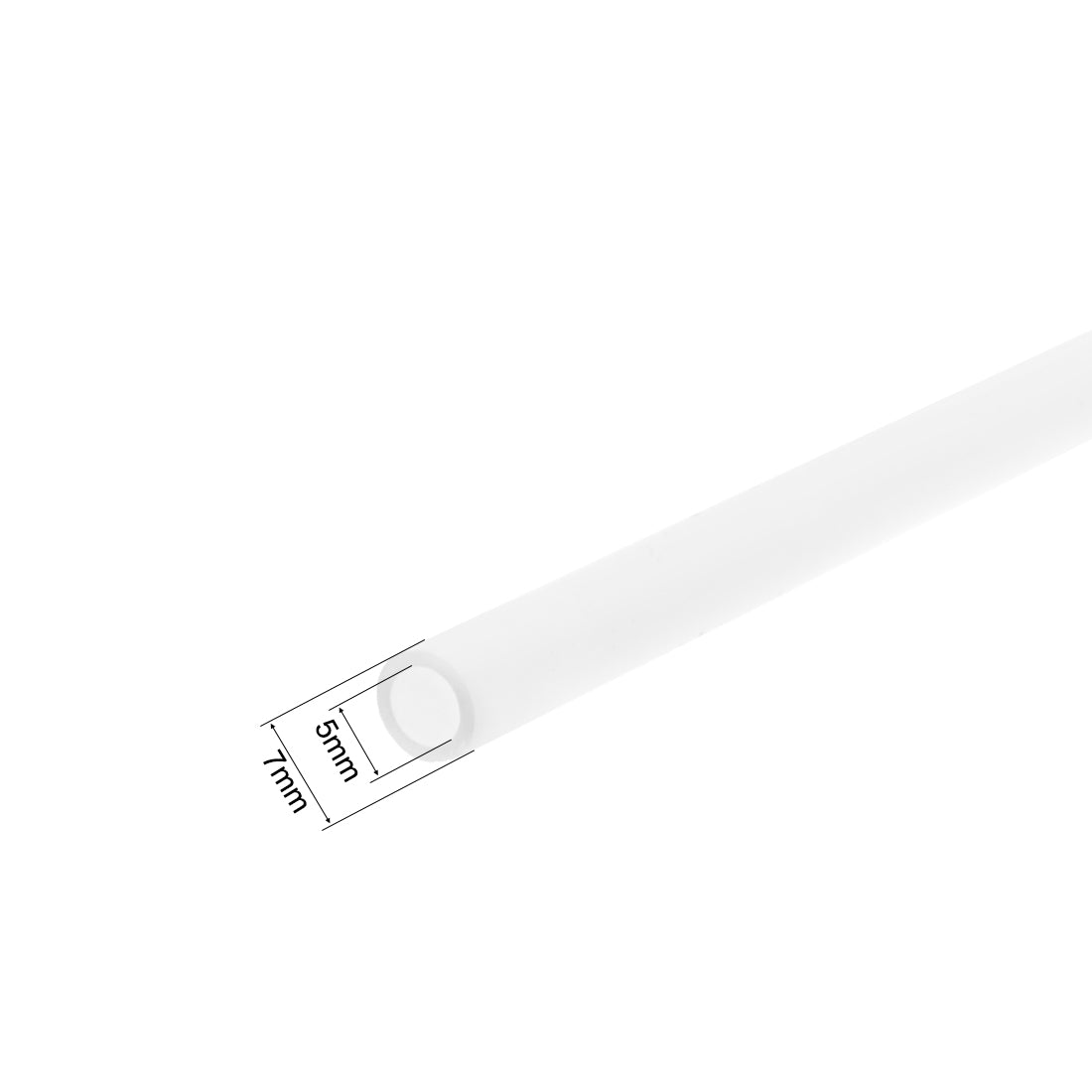 Harfington Silicone Tube, Silicone Rubber Tube Air Hose Water Pipe for Pump Transfer