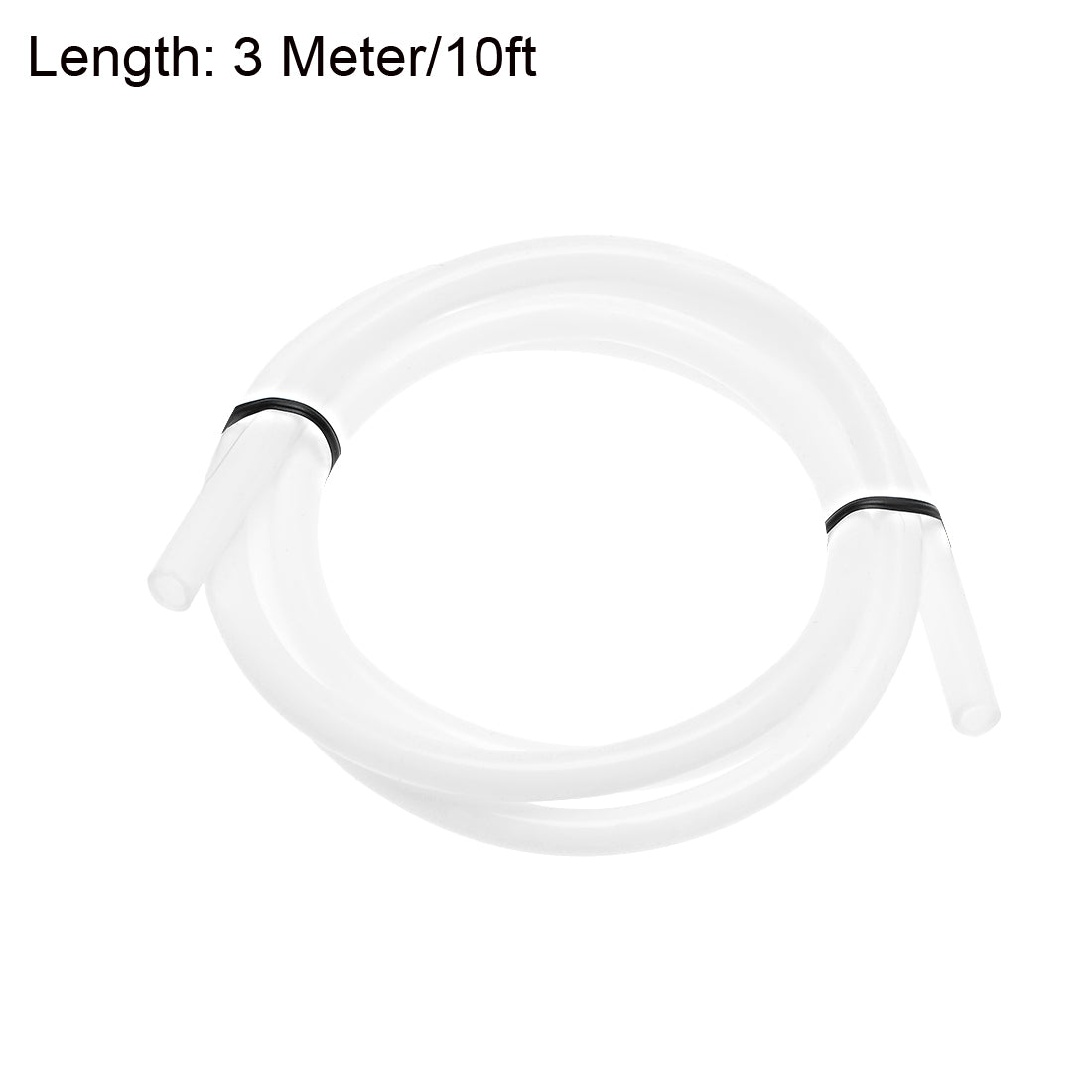 Harfington Silicone Tube, Silicone Rubber Tube Air Hose Water Pipe for Pump Transfer