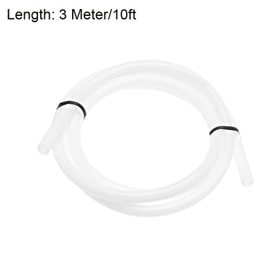 Harfington Silicone Tube, Silicone Rubber Tube Air Hose Water Pipe for Pump Transfer