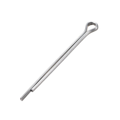 Harfington Split Cotter Pin -  Carbon Steel 2-Prongs Silver Tone 150Pcs