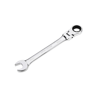 Harfington Flex-Head Ratcheting Combination Wrench Metric 72 Teeth 12 Point Ratchet Box Ended Spanner Tools, Cr-V