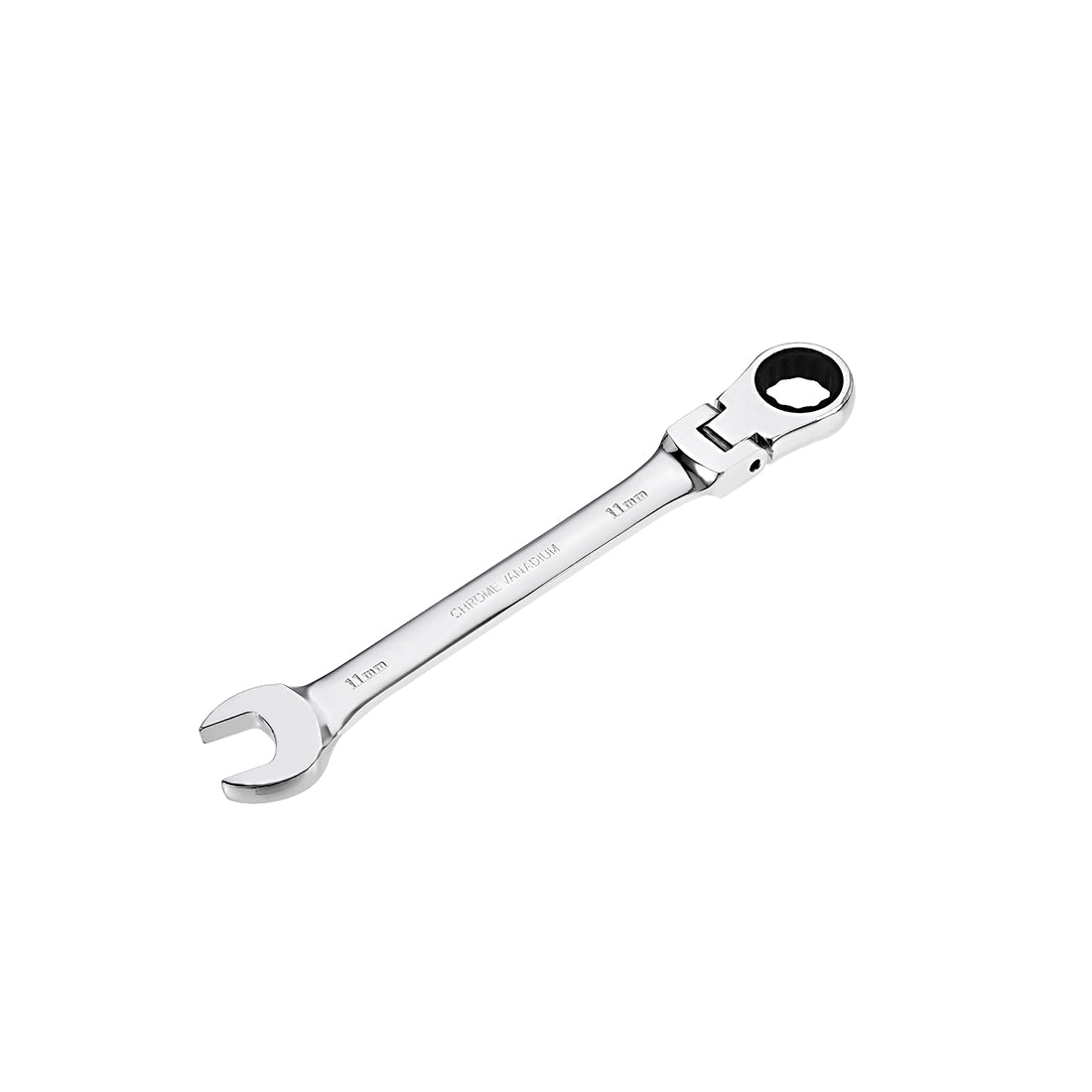 Harfington Flex-Head Ratcheting Combination Wrench Metric 72 Teeth 12 Point Ratchet Box Ended Spanner Tools, Cr-V