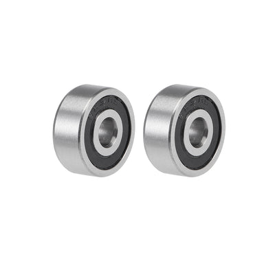 Harfington Deep Groove Ball Bearings Double Sealed Chrome Steel ABEC3 Bearing
