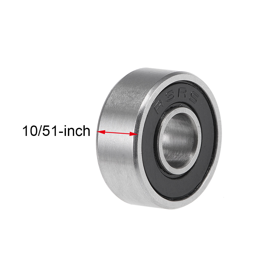 uxcell Uxcell Deep Groove Ball Bearings Inch Double Sealed Chrome Steel ABEC3