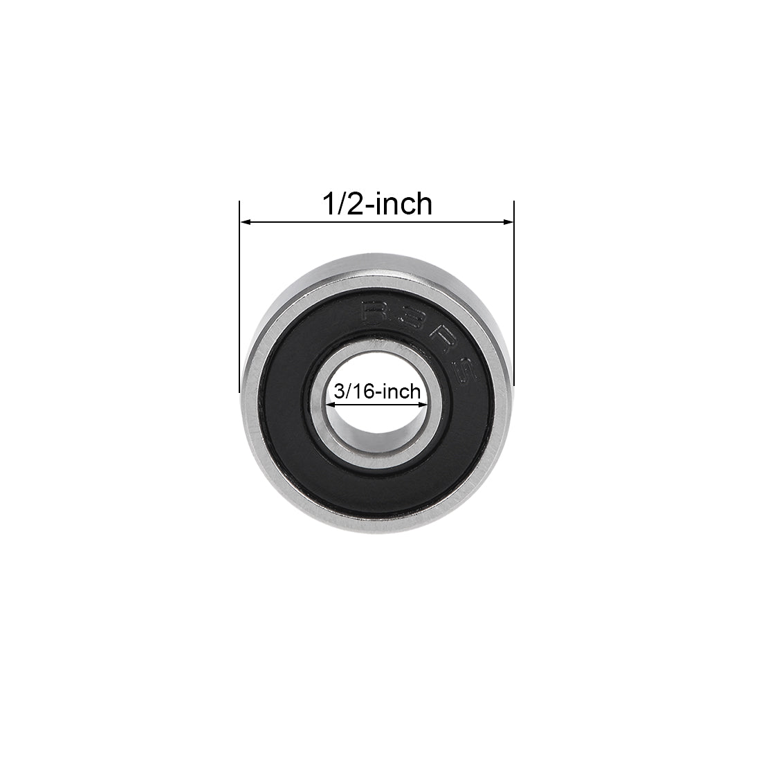 uxcell Uxcell Deep Groove Ball Bearings Inch Double Sealed Chrome Steel ABEC3
