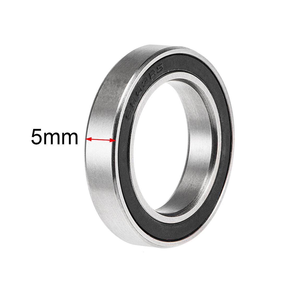 Harfington Deep Groove Ball Bearings Thin Section Double Sealed Chrome Steel ABEC3
