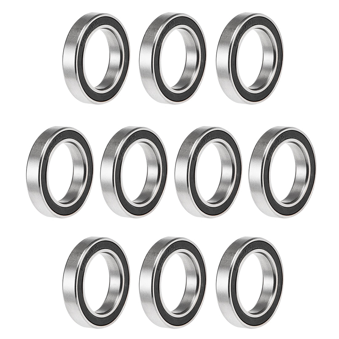 Harfington Deep Groove Ball Bearings Thin Section Double Sealed Chrome Steel ABEC3