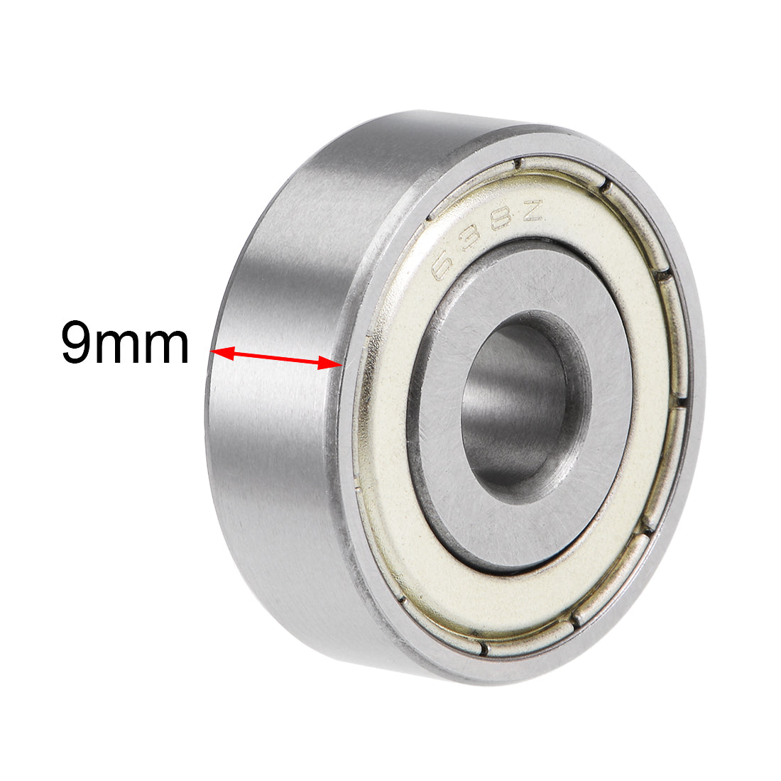 Harfington Deep Groove Ball Bearings Double Shield Chrome Steel ABEC3