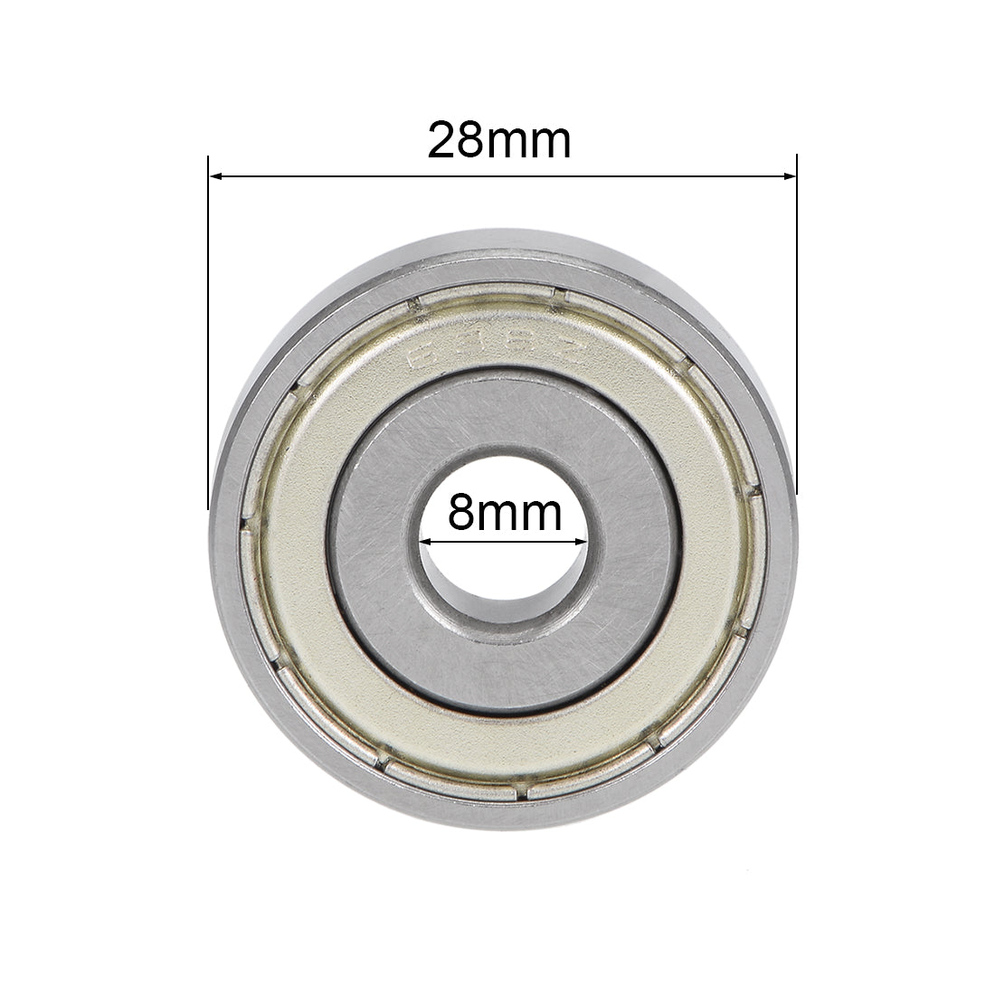 Harfington Deep Groove Ball Bearings Double Shield Chrome Steel ABEC3
