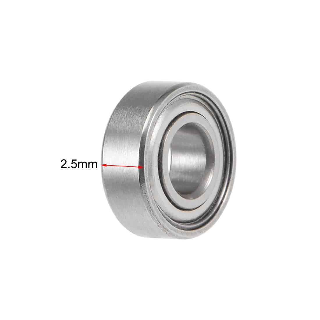 Harfington Miniature Deep Groove Ball Bearings Double Shielded Chrome Steel
