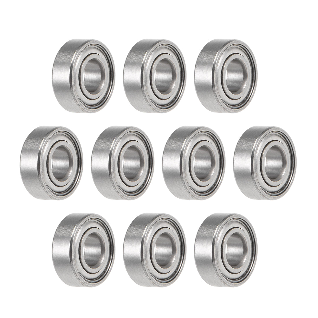 Harfington Miniature Deep Groove Ball Bearings Double Shielded Chrome Steel