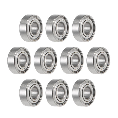 Harfington Miniature Deep Groove Ball Bearings Double Shielded Chrome Steel