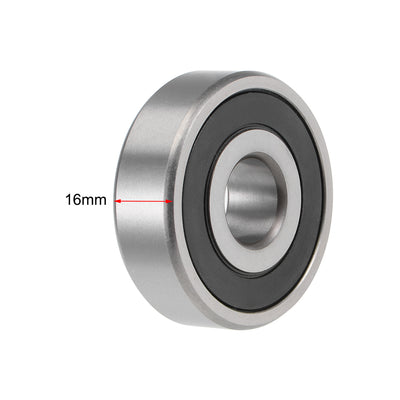 Harfington Deep Groove Ball Bearings Double Sealed Chrome Steel
