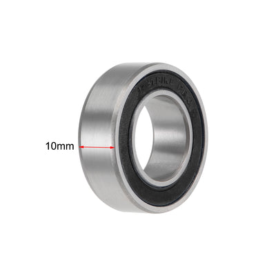 Harfington 173110-2RS Deep Groove Ball Bearings 17x31x10mm Double Sealed Chrome Steel P0