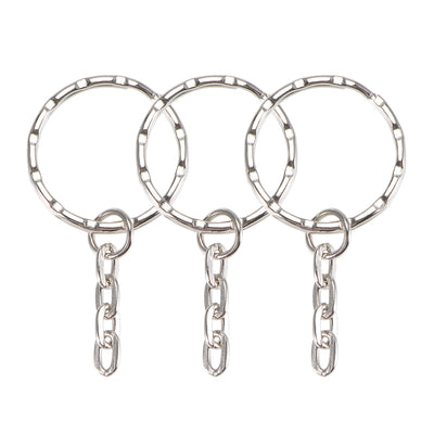 Harfington Flat Chain Split Key Ring Open Jump Connector