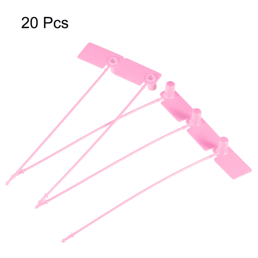 Harfington Plastic Zip Ties Pull-Tight  Security Tags Anti-Tamper for Storage Units, Pack of 20