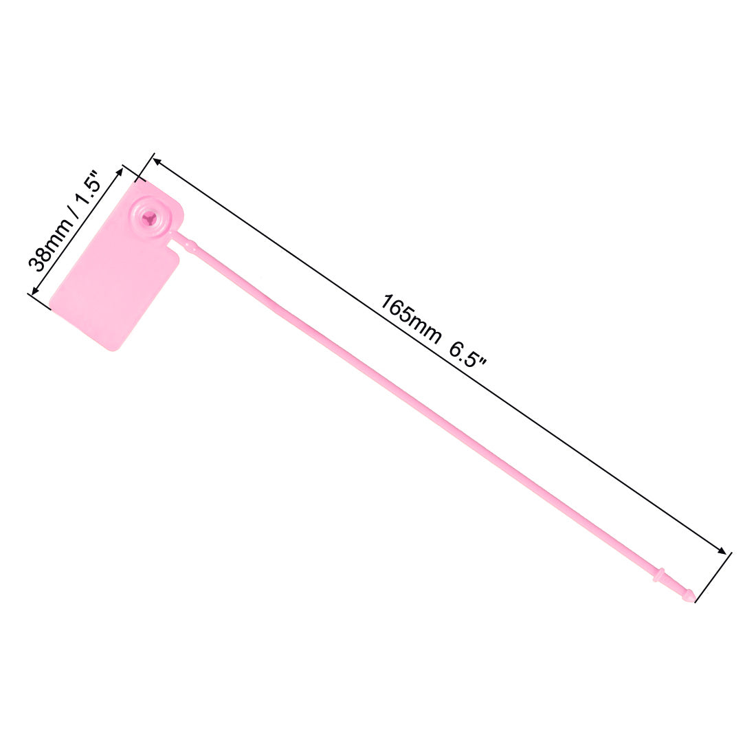 Harfington Plastic Zip Ties Pull-Tight  Security Tags Anti-Tamper for Storage Units, Pack of 20