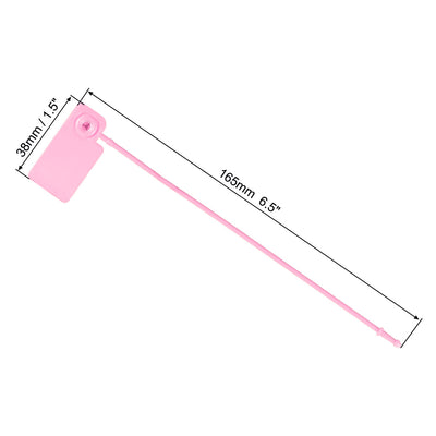 Harfington Plastic Zip Ties Pull-Tight  Security Tags Anti-Tamper for Storage Units, Pack of 20