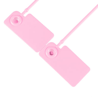 Harfington Plastic Zip Ties Pull-Tight  Security Tags Anti-Tamper for Storage Units, Pack of 20