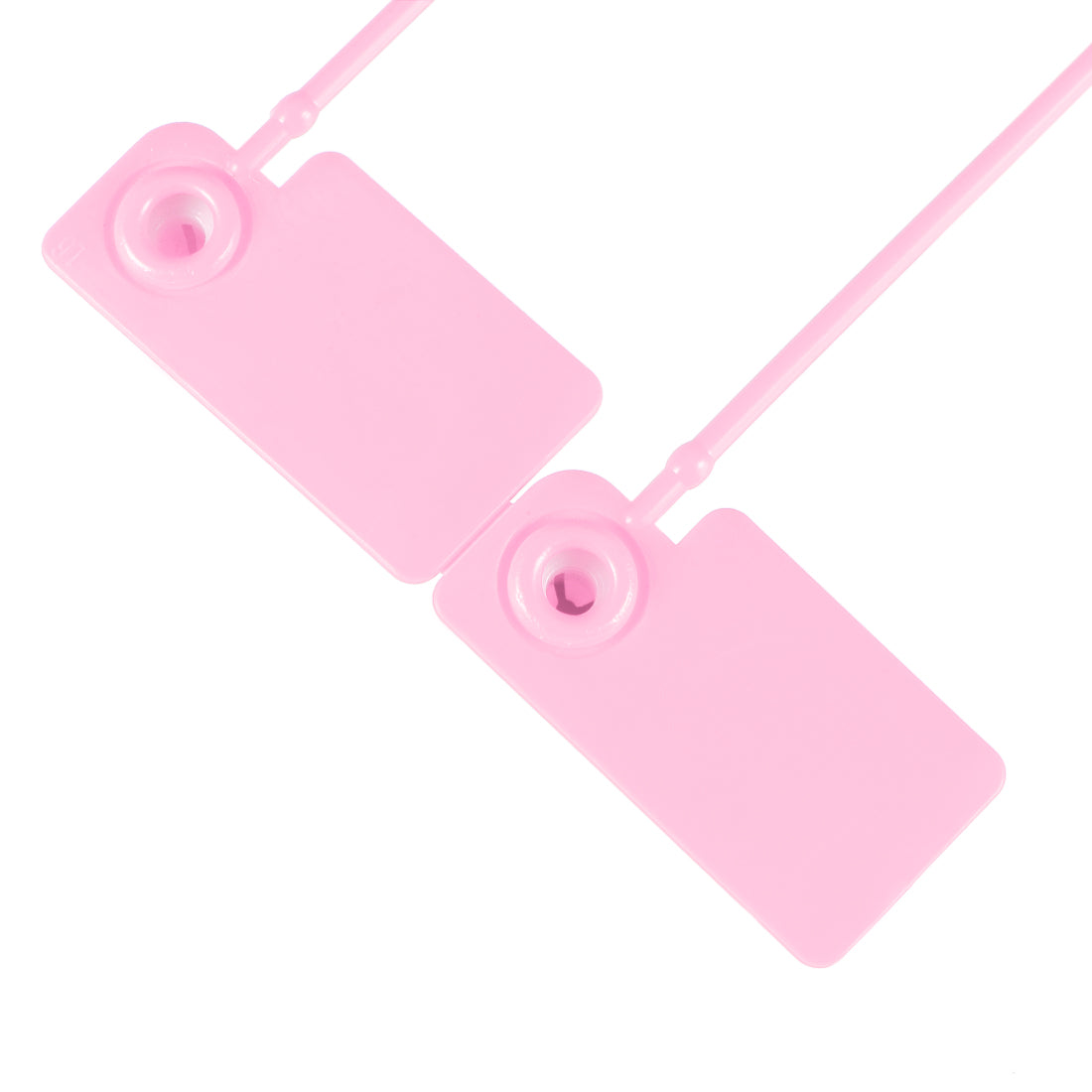 Harfington Plastic Zip Ties Pull-Tight Security Tags Anti-Tamper for Storage Units, Pack of 50