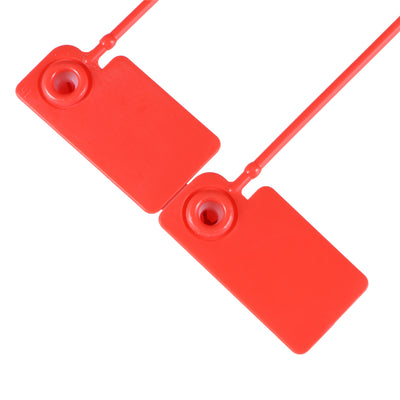 Harfington Plastic Zip Ties Pull-Tight Security Tags Anti-Tamper for Storage Units, Pack of 50