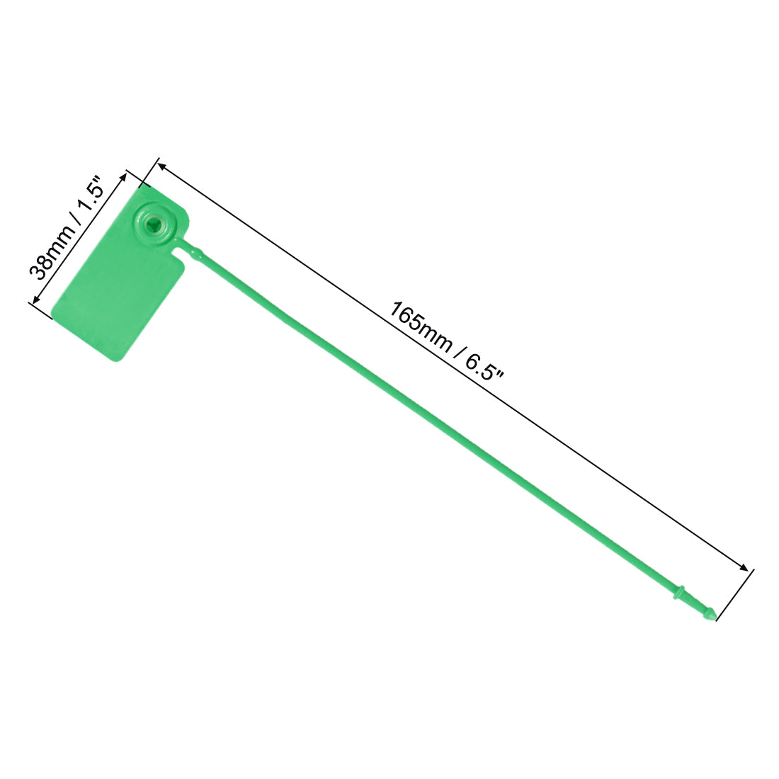 Harfington Plastic Zip Ties Pull-Tight  Security Tags Anti-Tamper for Storage Units, Pack of 20