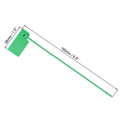 Harfington Plastic Zip Ties Pull-Tight  Security Tags Anti-Tamper for Storage Units, Pack of 20