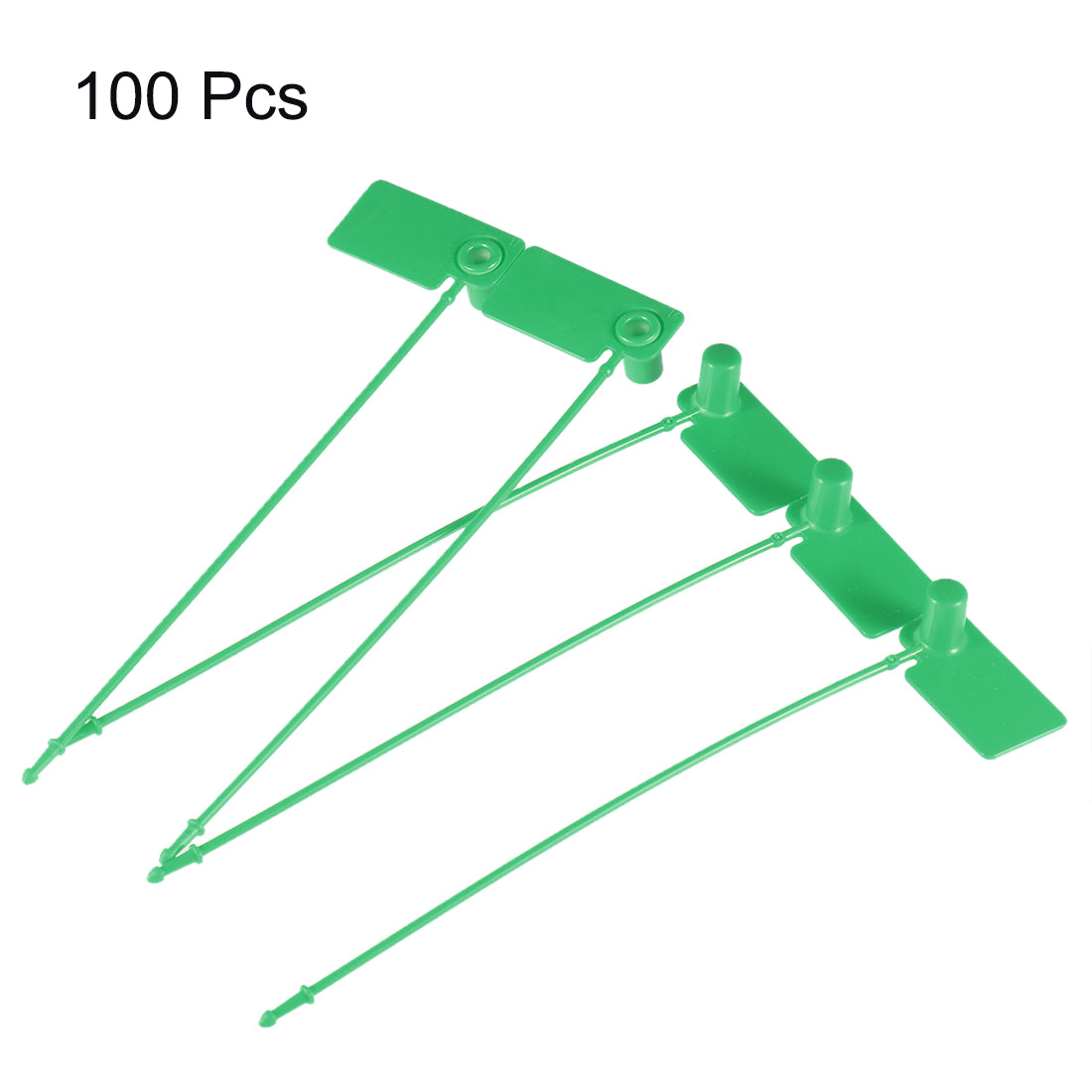 Harfington Plastic Zip Ties Pull-Tight Security Tags Anti-Tamper for Storage Units, Pack of 100