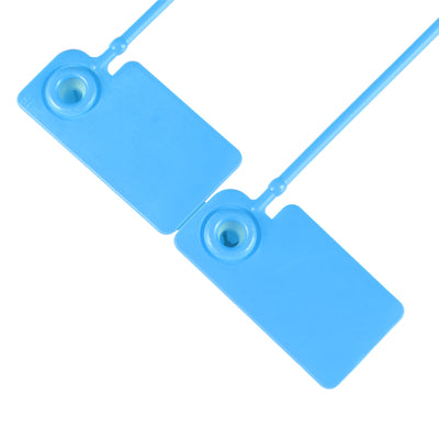 Harfington Plastic Zip Ties Pull-Tight Security Tags Anti-Tamper for Storage Units, Pack of 50