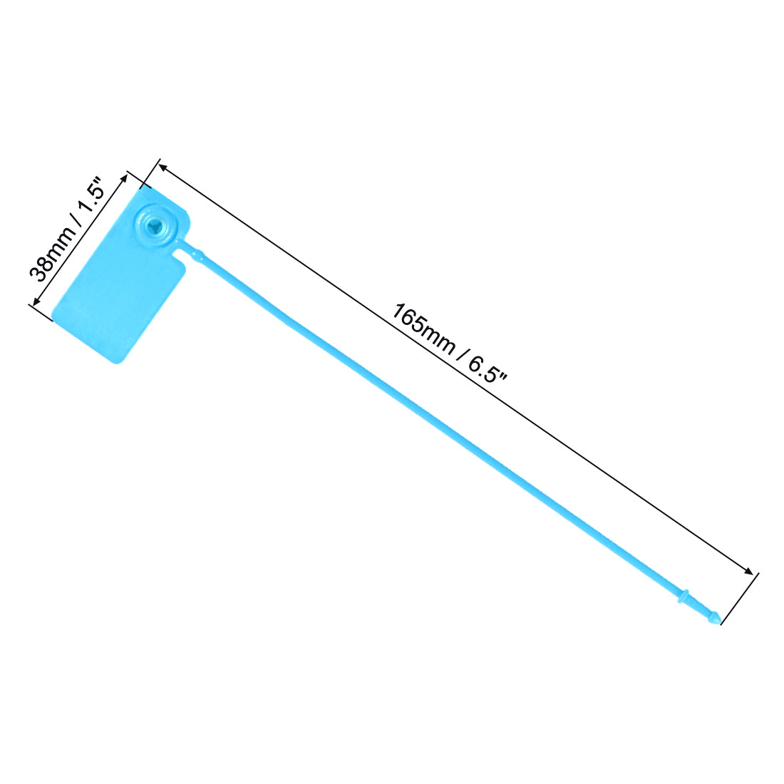 Harfington Plastic Zip Ties Pull-Tight Security Tags Anti-Tamper for Storage Units, Pack of 100