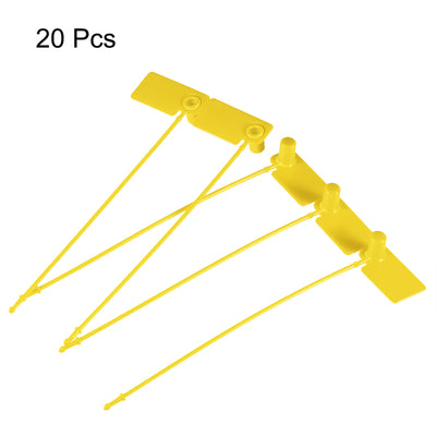 Harfington Plastic Zip Ties Pull-Tight  Security Tags Anti-Tamper for Storage Units, Pack of 20