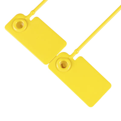 Harfington Plastic Zip Ties Pull-Tight  Security Tags Anti-Tamper for Storage Units, Pack of 20