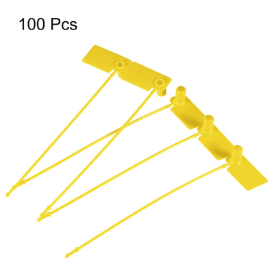 Harfington Plastic Zip Ties Pull-Tight Security Tags Anti-Tamper for Storage Units, Pack of 100