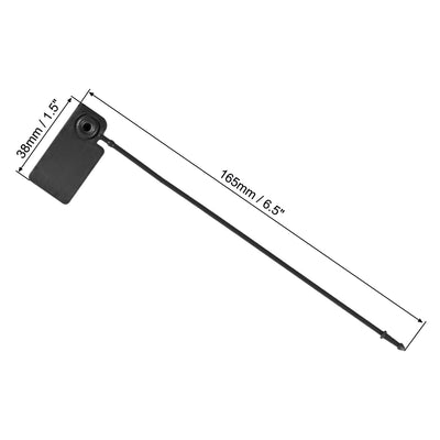 Harfington Plastic Zip Ties Pull-Tight  Security Tags Anti-Tamper for Storage Units, Pack of 20