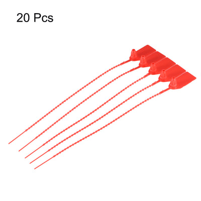 Harfington Plastic Zip Ties Pull-Tight Seals Anti-Tamper for Container Luggage, Pack of 20