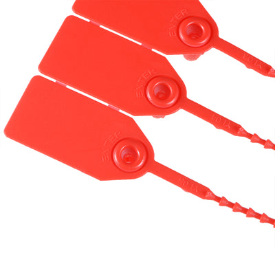 Harfington Plastic Zip Ties Pull-Tight Seals Anti-Tamper for Container Luggage, Pack of 20