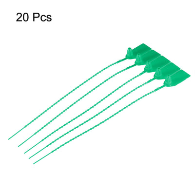 Harfington Plastic Zip Ties Pull-Tight Seals Anti-Tamper for Container Luggage, Pack of 20