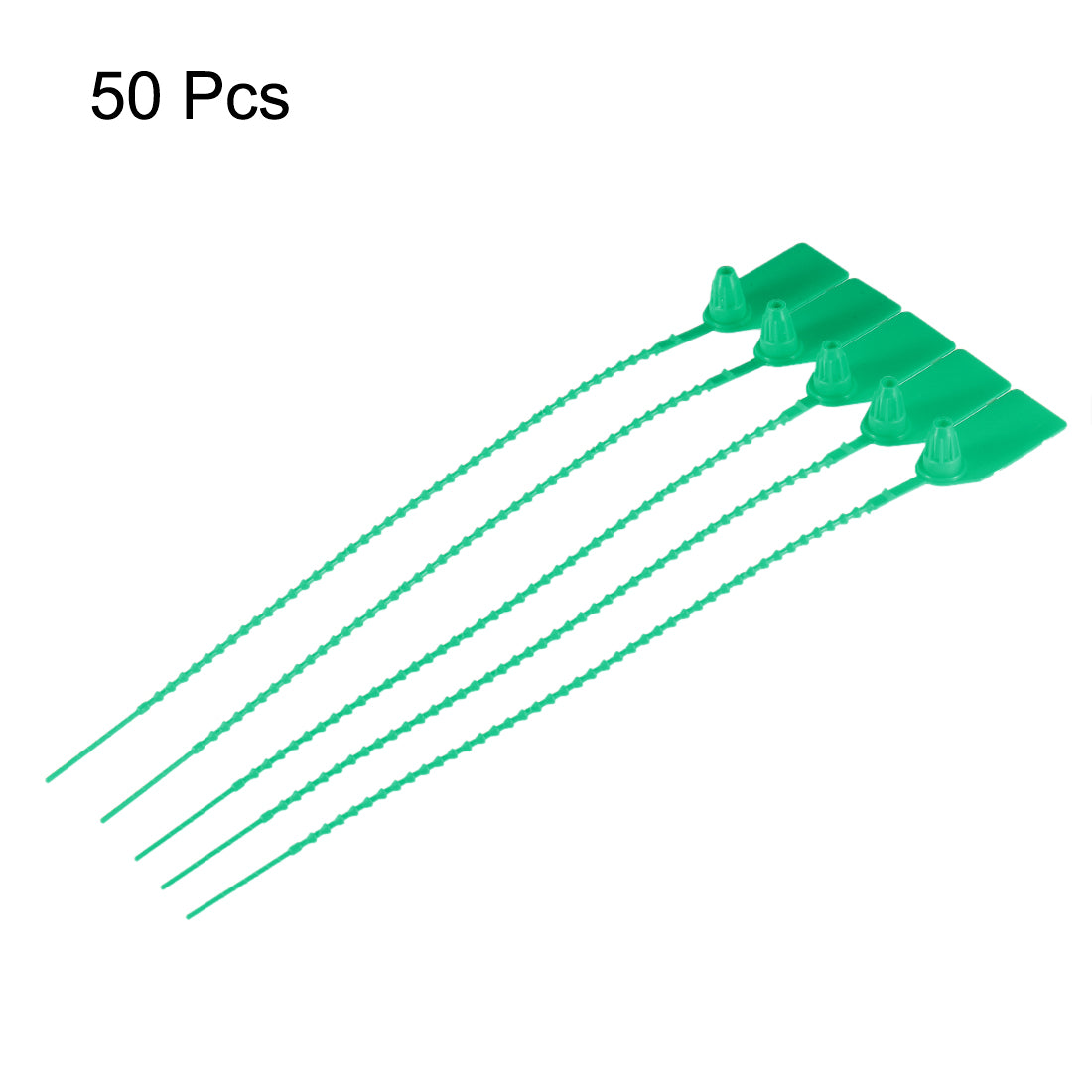 Harfington Plastic Zip Ties Pull-Tight Seals Anti-Tamper for Container Luggage, Pack of 50